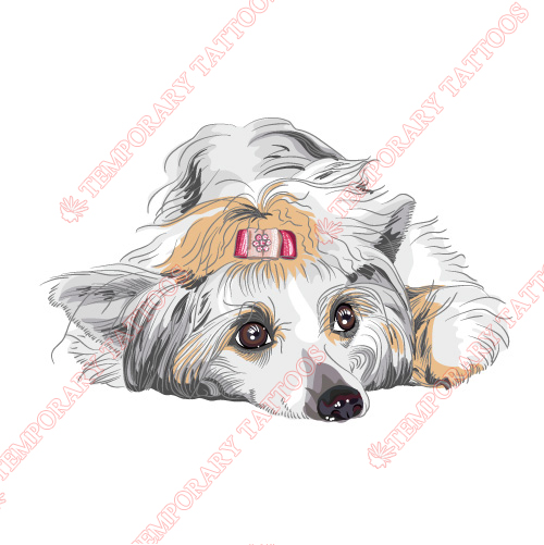 Dogs Customize Temporary Tattoos Stickers NO.8723